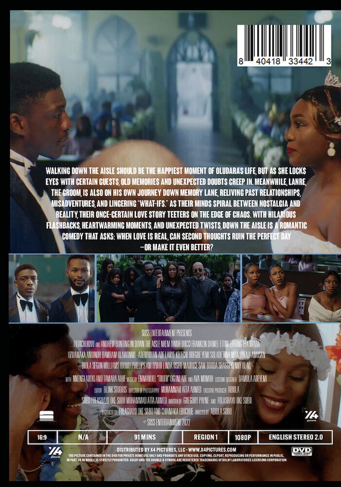 down the aisle - Back Panel - DVD