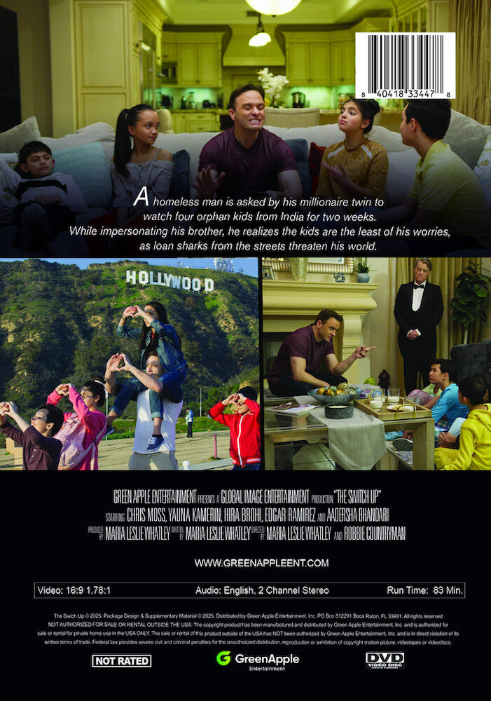 the switch up - Back Panel - DVD