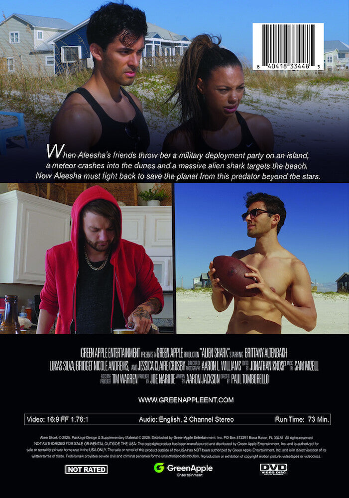 alien shark - Back Panel - DVD