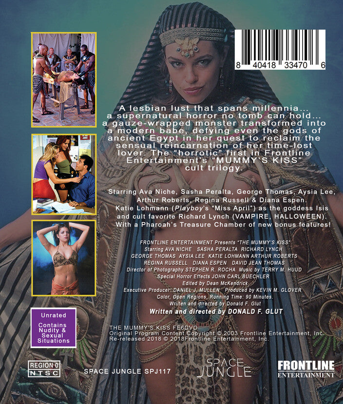 mummy's kiss 1 - Back Panel - Blu-ray