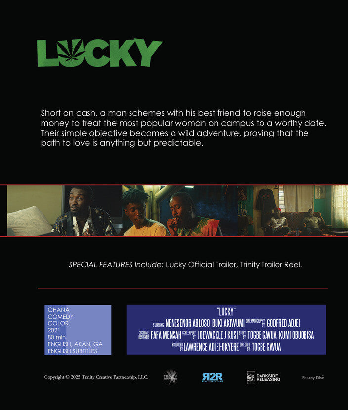 lucky - - Back Panel - Blu-ray
