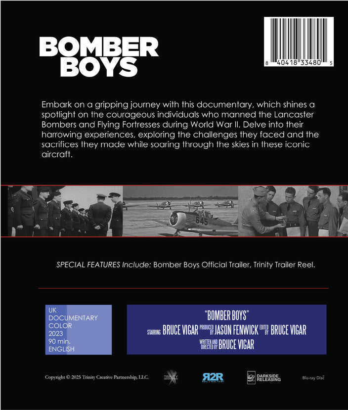 bomber boys - - Back Panel - Blu-ray