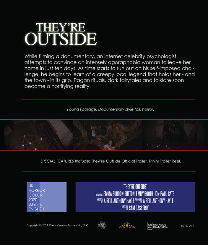 they're outside - - Back Panel - Blu-ray