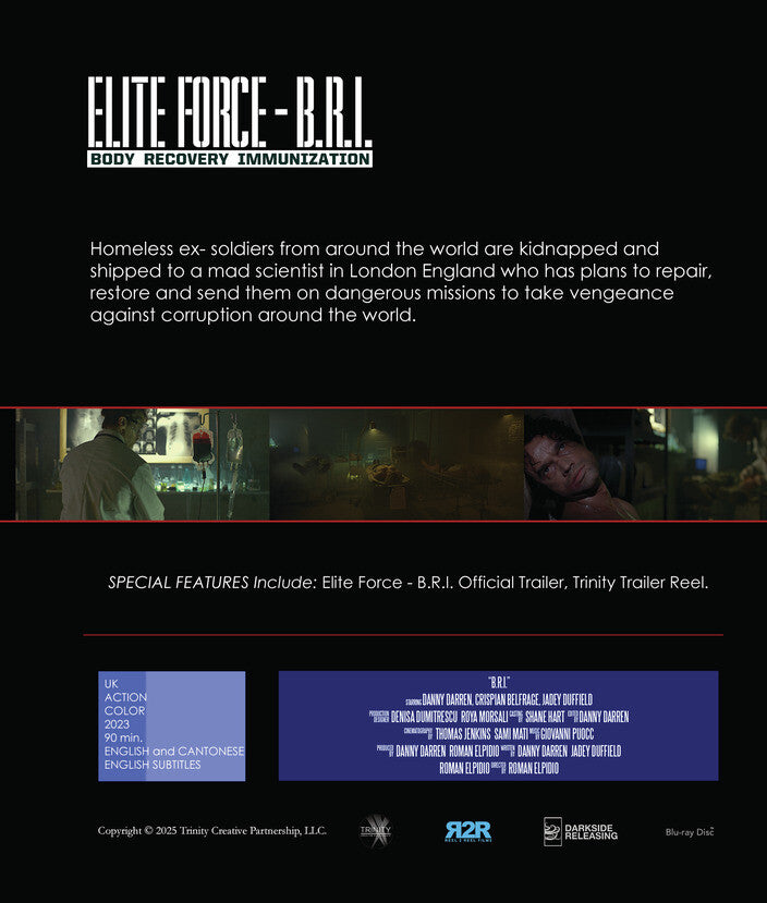elite force - b.r.i. - - Back Panel - Blu-ray