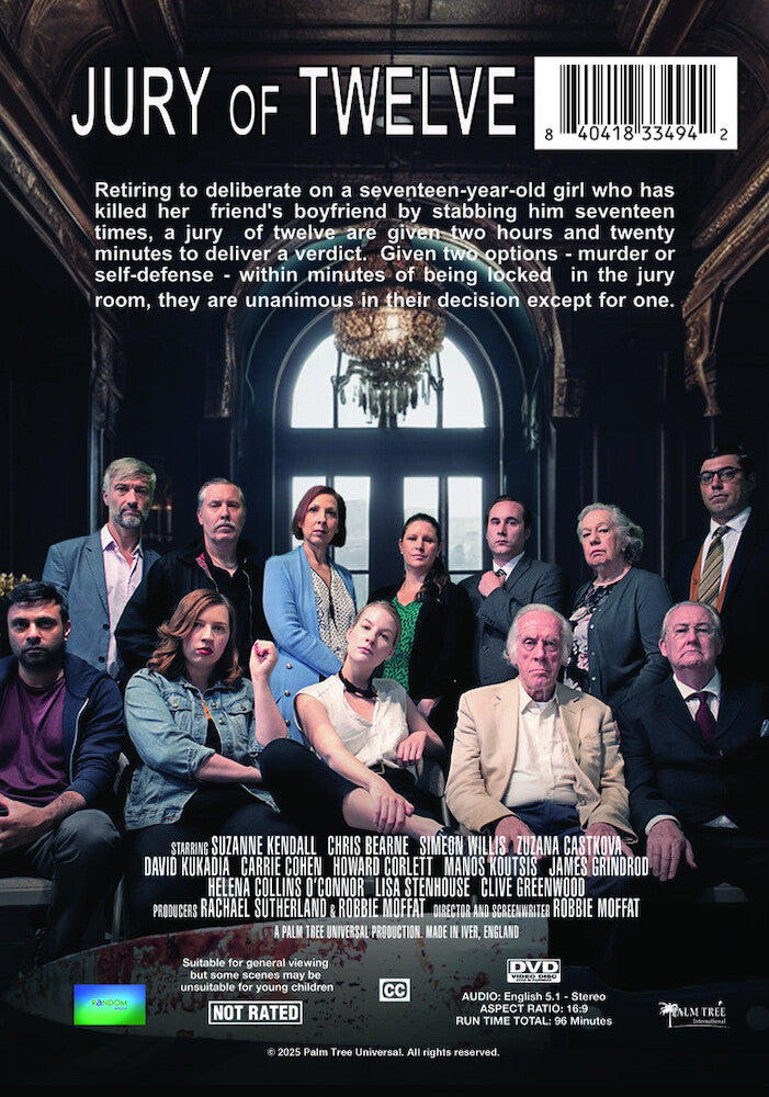 jury of twelve - Back Panel - DVD