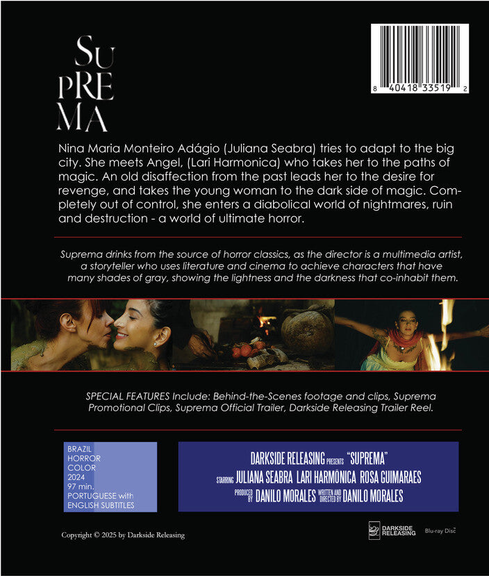 suprema - Back Panel - Blu-ray