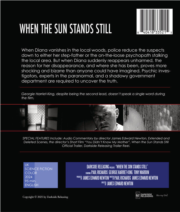 when the sun stands still - Back Panel - Blu-ray