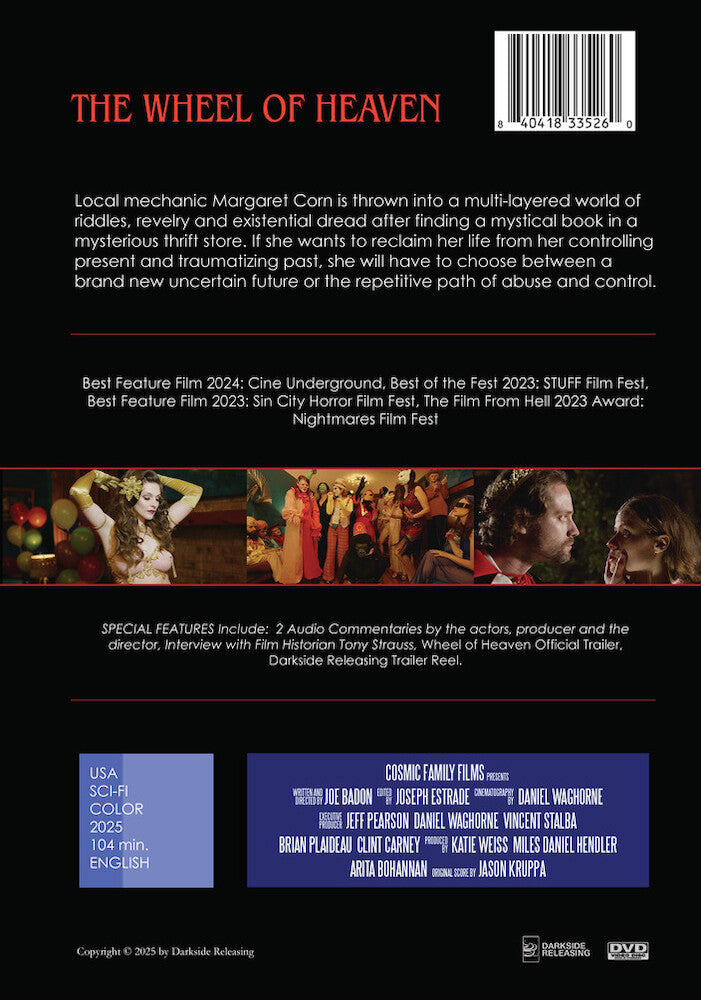 the wheel of heaven - Back Panel - DVD