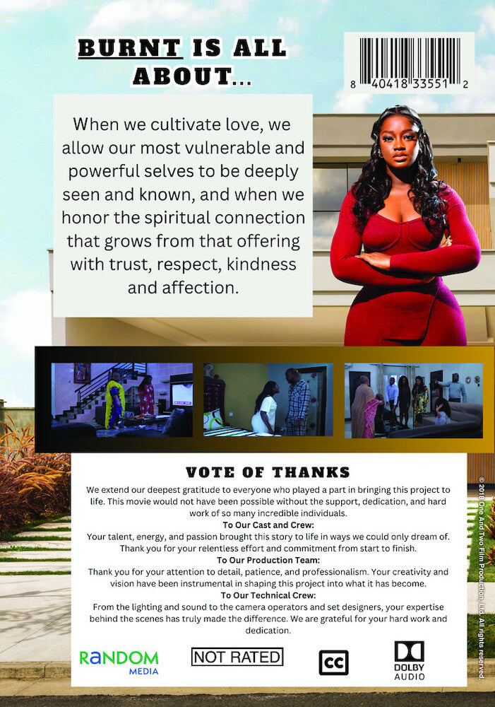 burnt - Back Panel - DVD