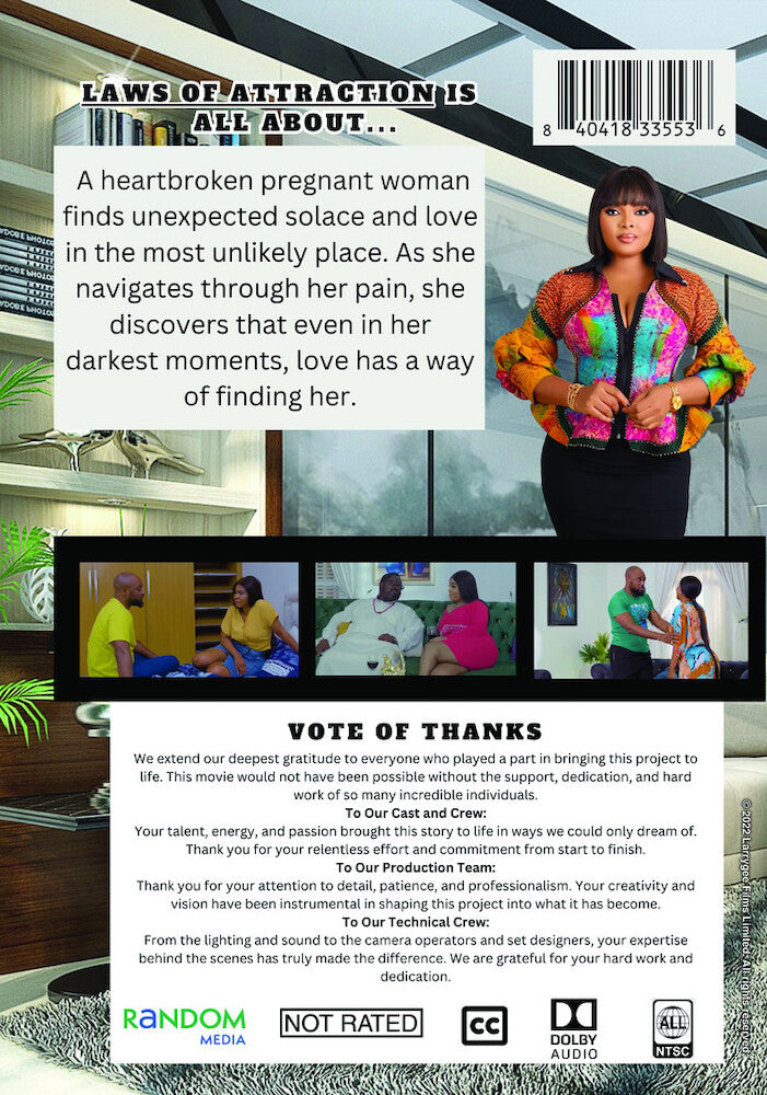 laws of attraction - Back Panel - DVD