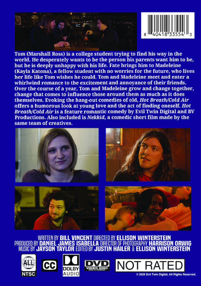 hot breath/cold air - Back Panel - DVD