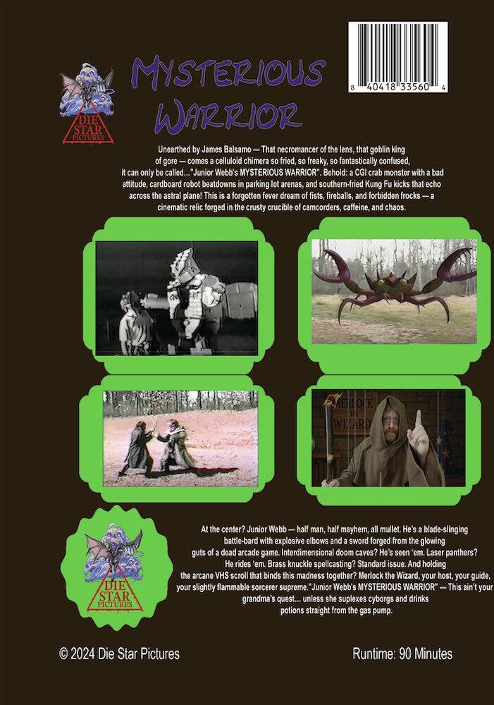 Mysterious Warrior - Back Panel - 