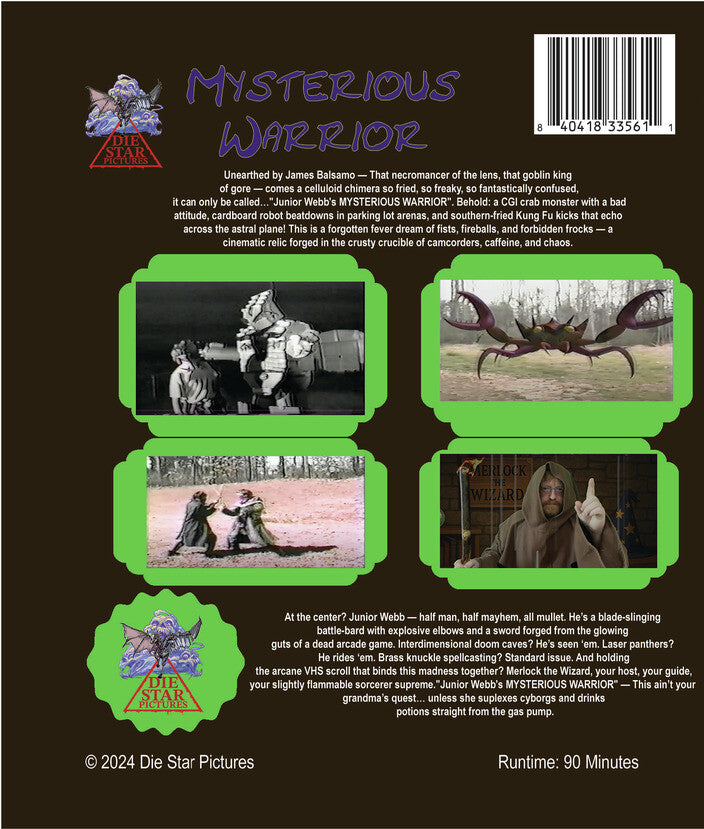 Mysterious Warrior - Back Panel - 