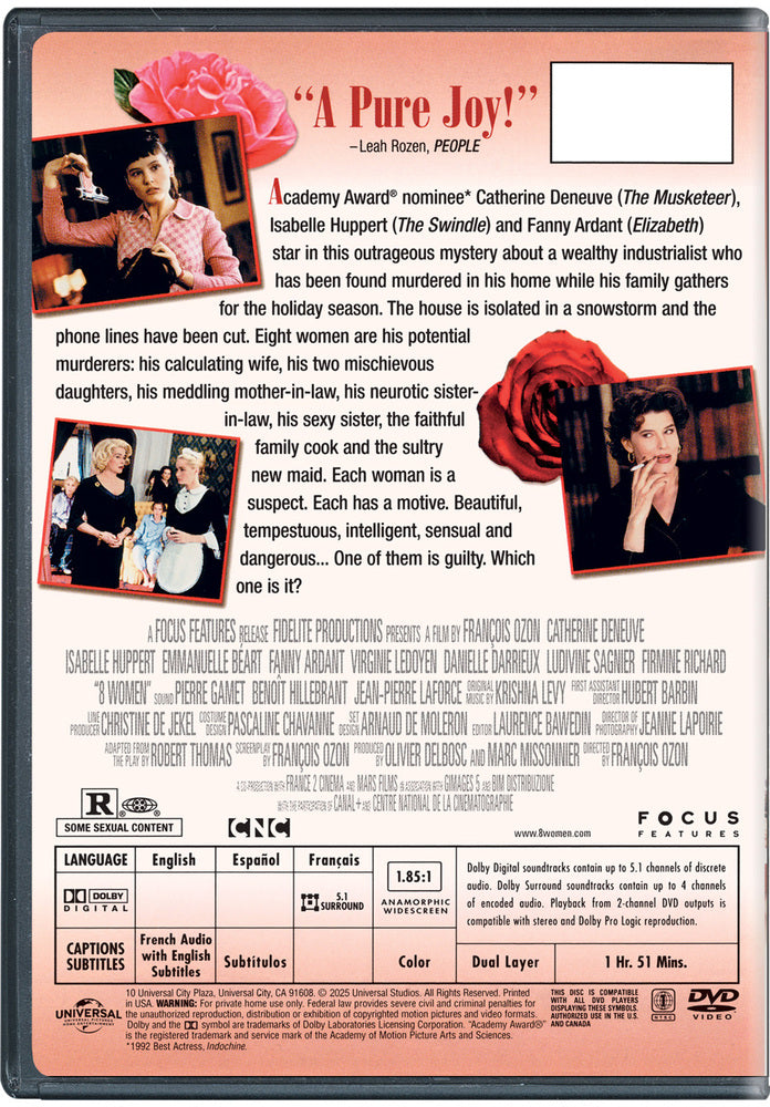 8 women - Back Panel - DVD