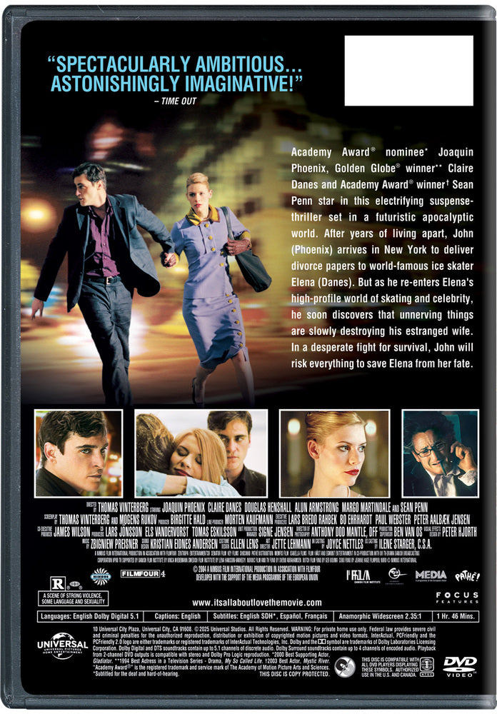 it's all about love - Back Panel - DVD