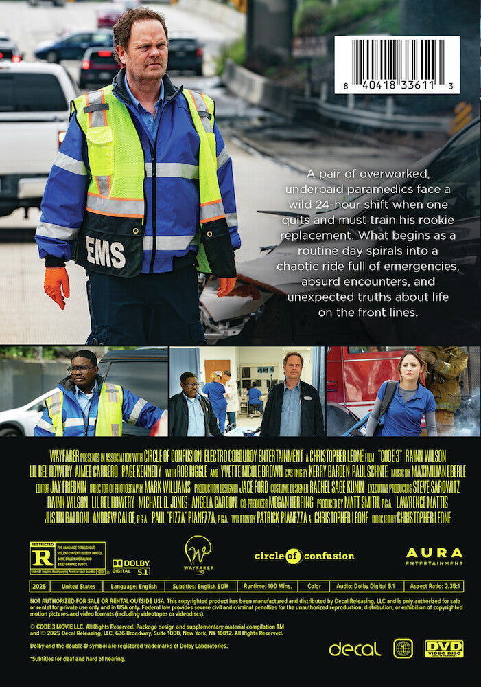 Code 3 - Back Panel - 