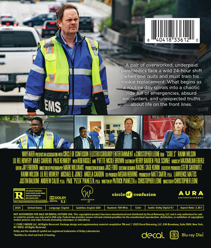 Code 3 Blu-ray | Action | Decal Releasing | MovieZyng