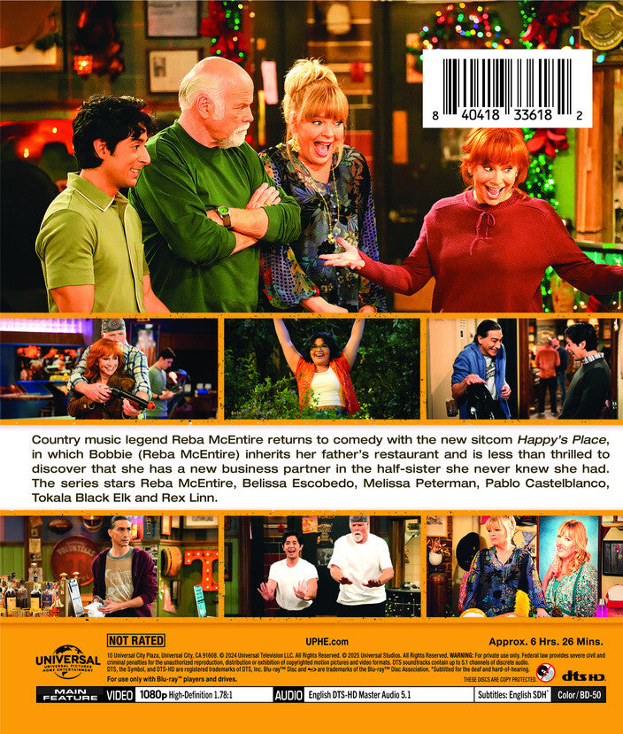 happy's place: season one - Back Panel - Blu-ray