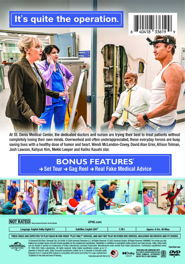 St. Denis Medical: Season One - Back Panel - 