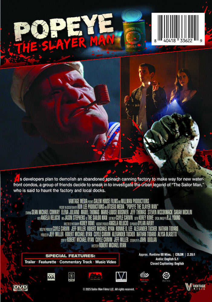 Popeye the Slayer Man - Back Panel - 