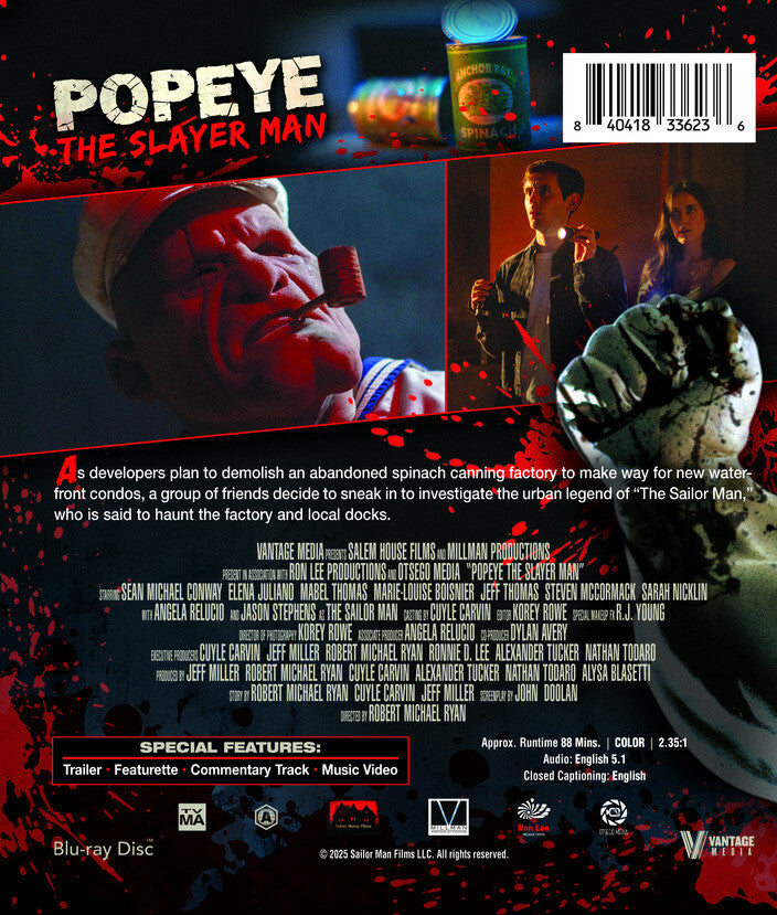 Popeye the Slayer Man - Back Panel - 