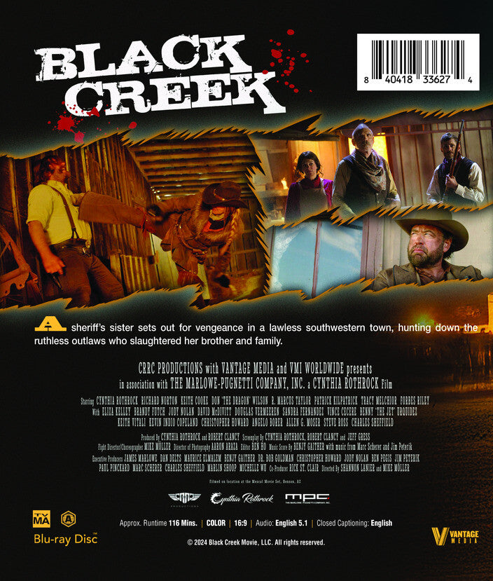 black creek - Back Panel - Blu-ray
