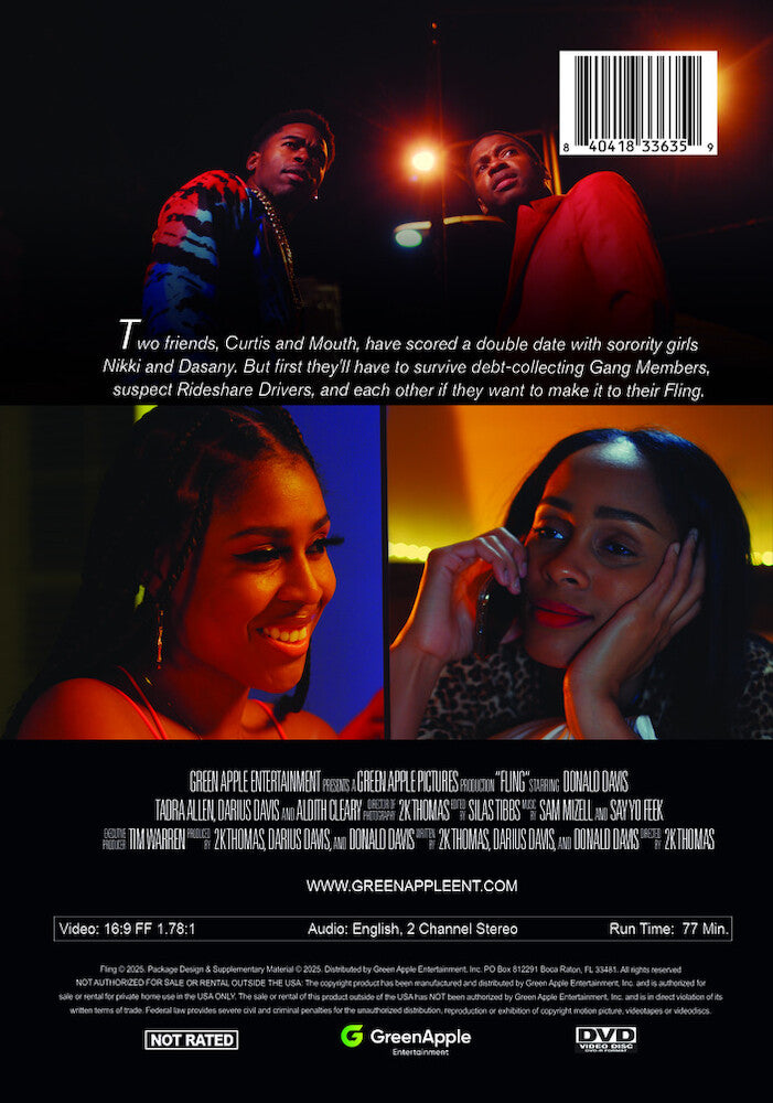 fling - Back Panel - DVD