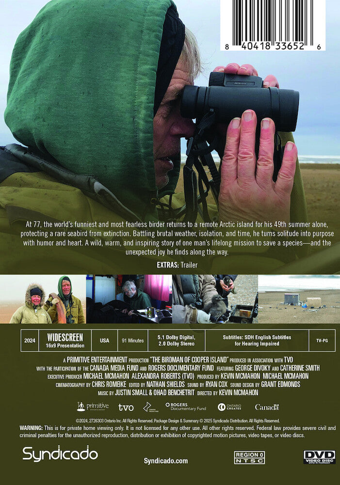 the birdman of cooper island (institution copy with limited public performance rights) - Back Panel - DVD