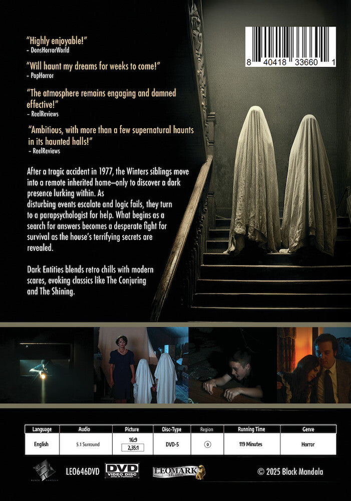 dark entities - Back Panel - DVD