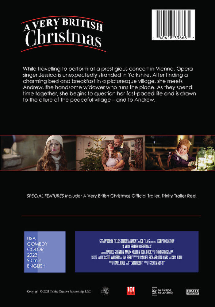 a very british christmas - Back Panel - DVD