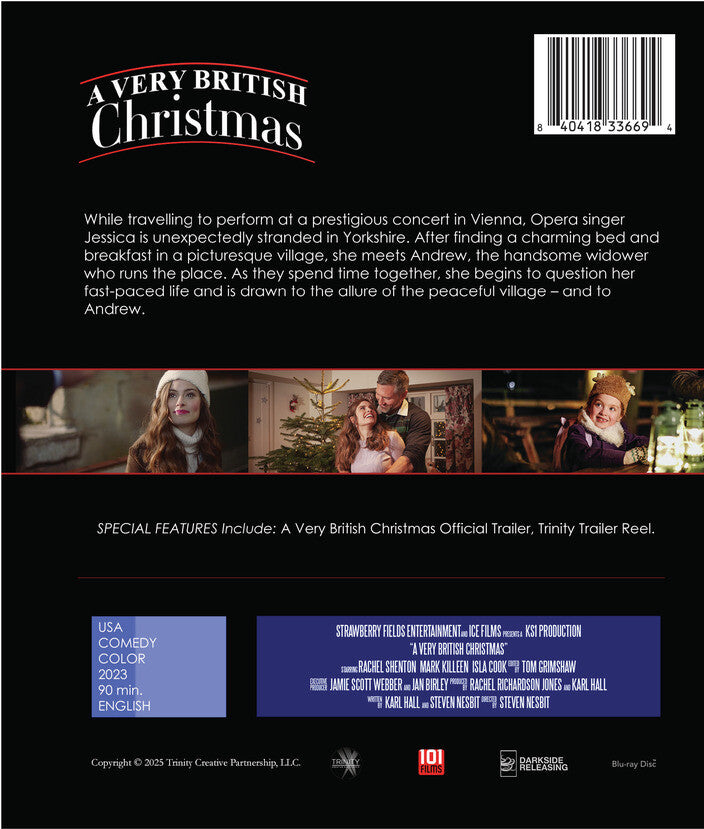 a very british christmas - Back Panel - Blu-ray