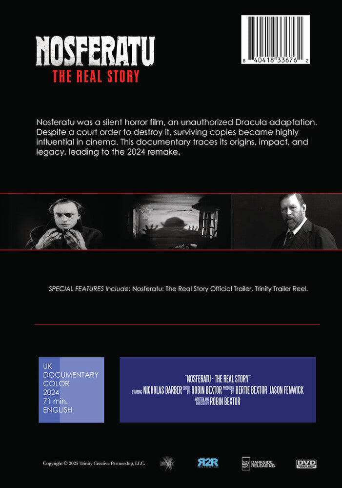 nosferatu - the real story - Back Panel - DVD