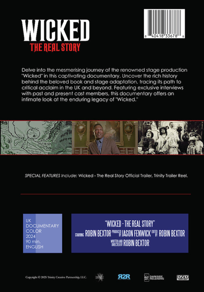 Wicked - The Real Story - Back Panel - 