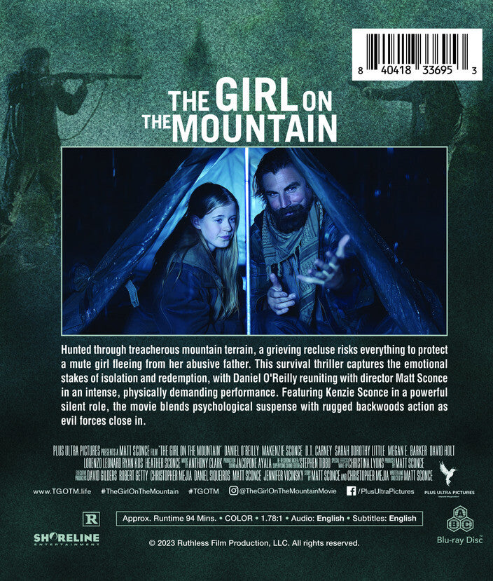 the girl on the mountain - Back Panel - Blu-ray