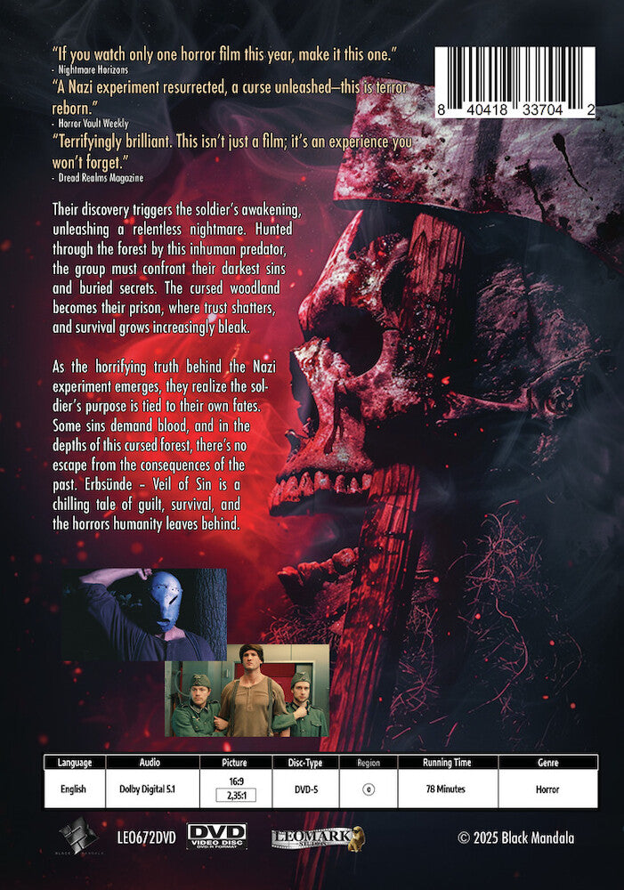 Nazi Super Soldier - Back Panel - 