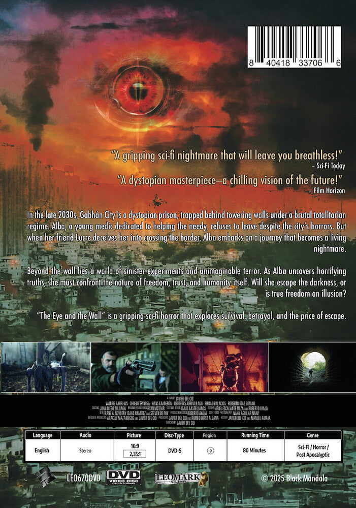 the eye and the wall - Back Panel - DVD