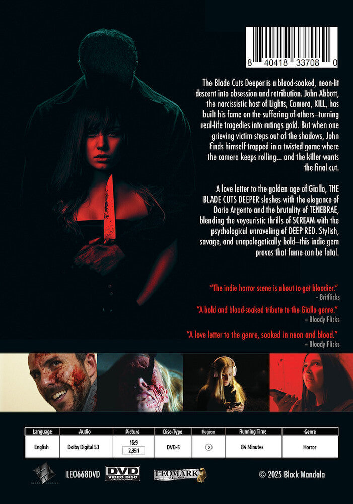 The Blade Cuts Deeper - Back Panel - 