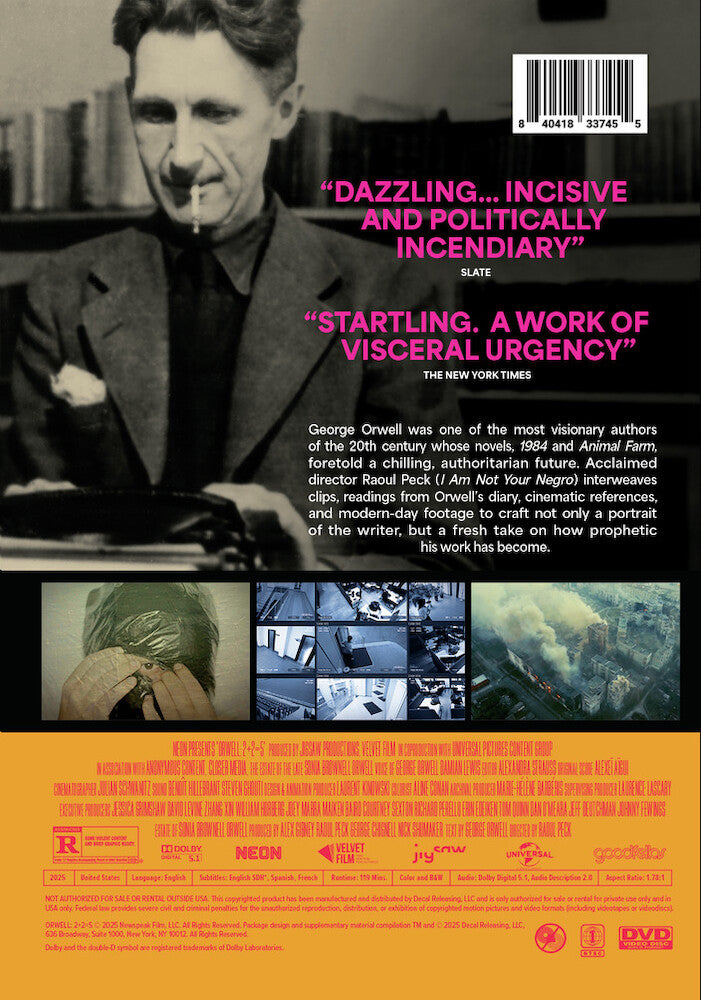 orwell: 2+2=5 - Back Panel - DVD