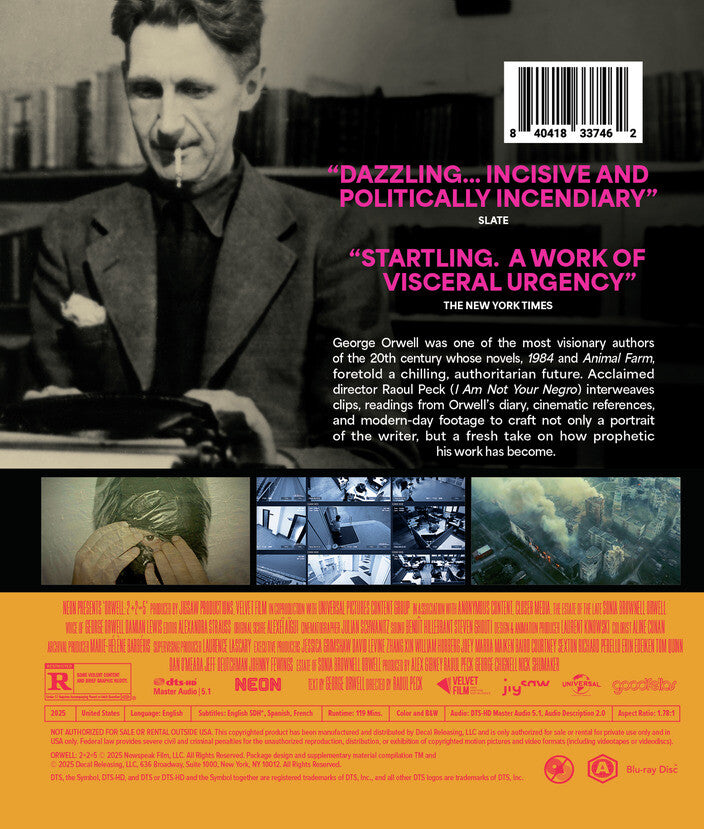 orwell: 2+2=5 - Back Panel - Blu-ray