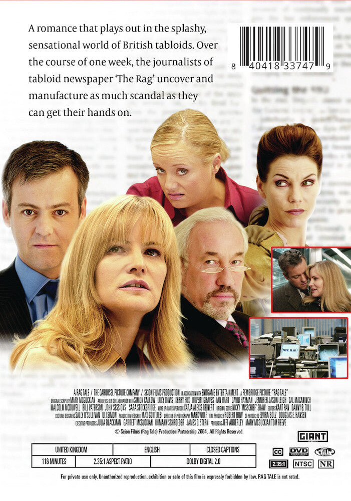 rag tale - Back Panel - DVD