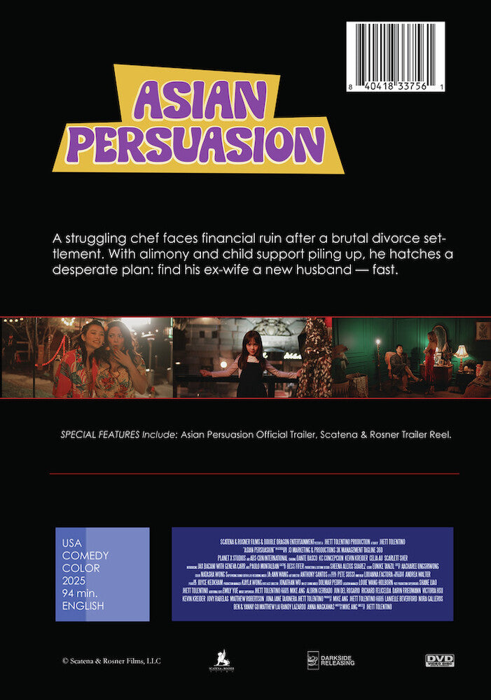 asian persuasion - Back Panel - DVD