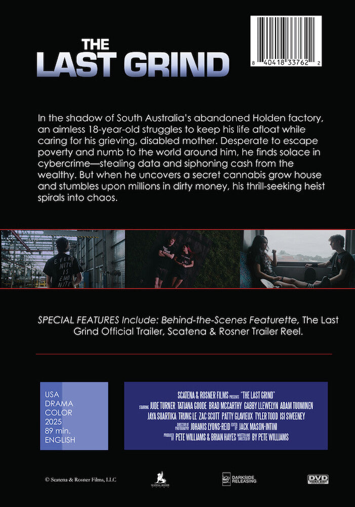 the last grind - special edition - Back Panel - DVD