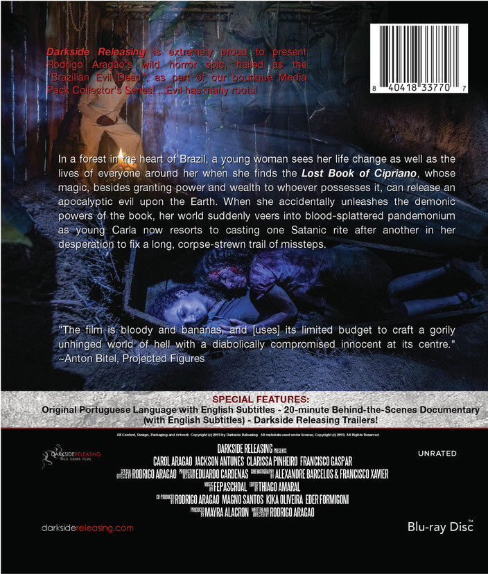the black forest (a mata negra) - Back Panel - Blu-ray