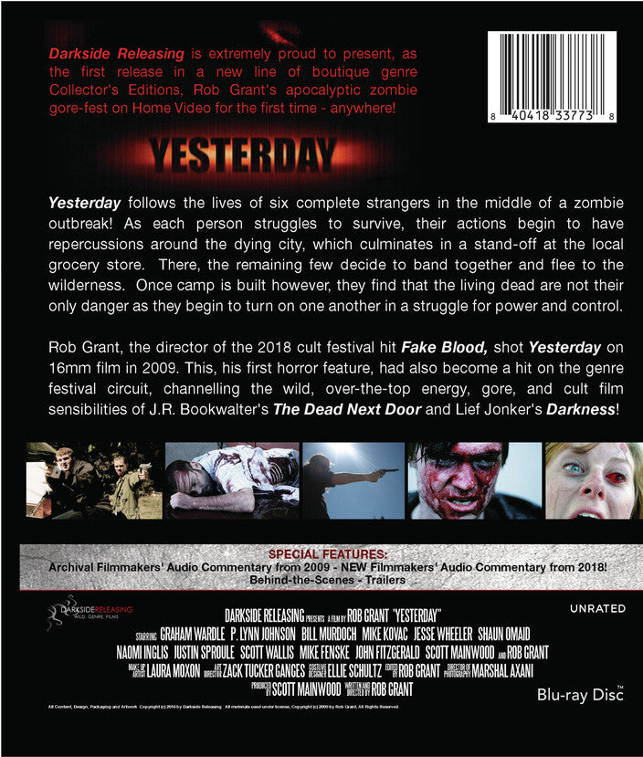 yesterday - Back Panel - Blu-ray