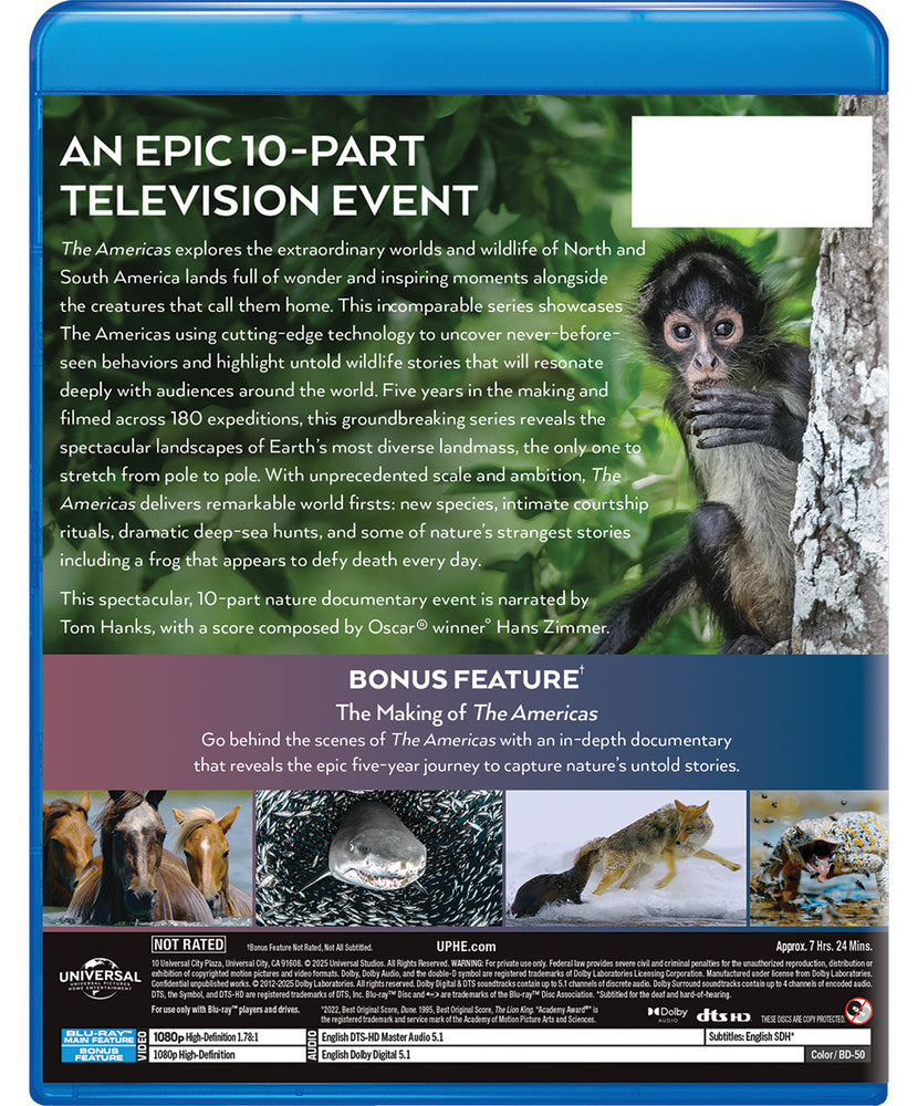 the americas: complete limited series - Back Panel - Blu-ray