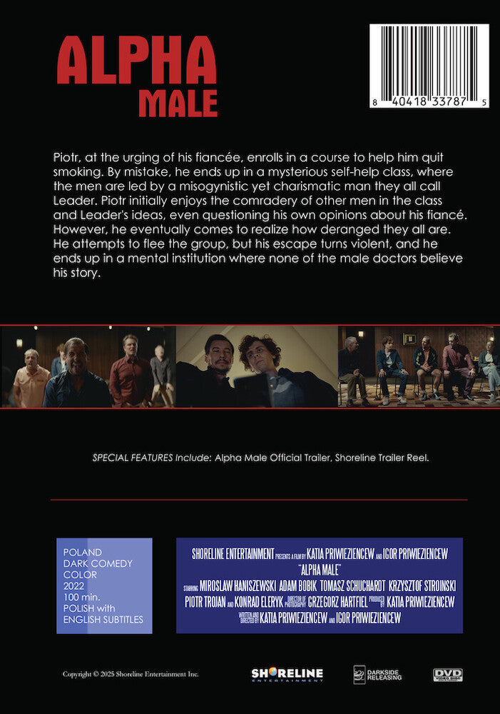 alpha male - Back Panel - DVD