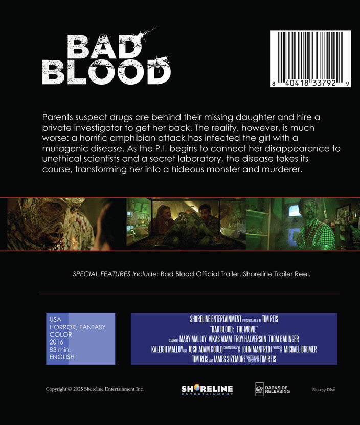 bad blood - Back Panel - Blu-ray
