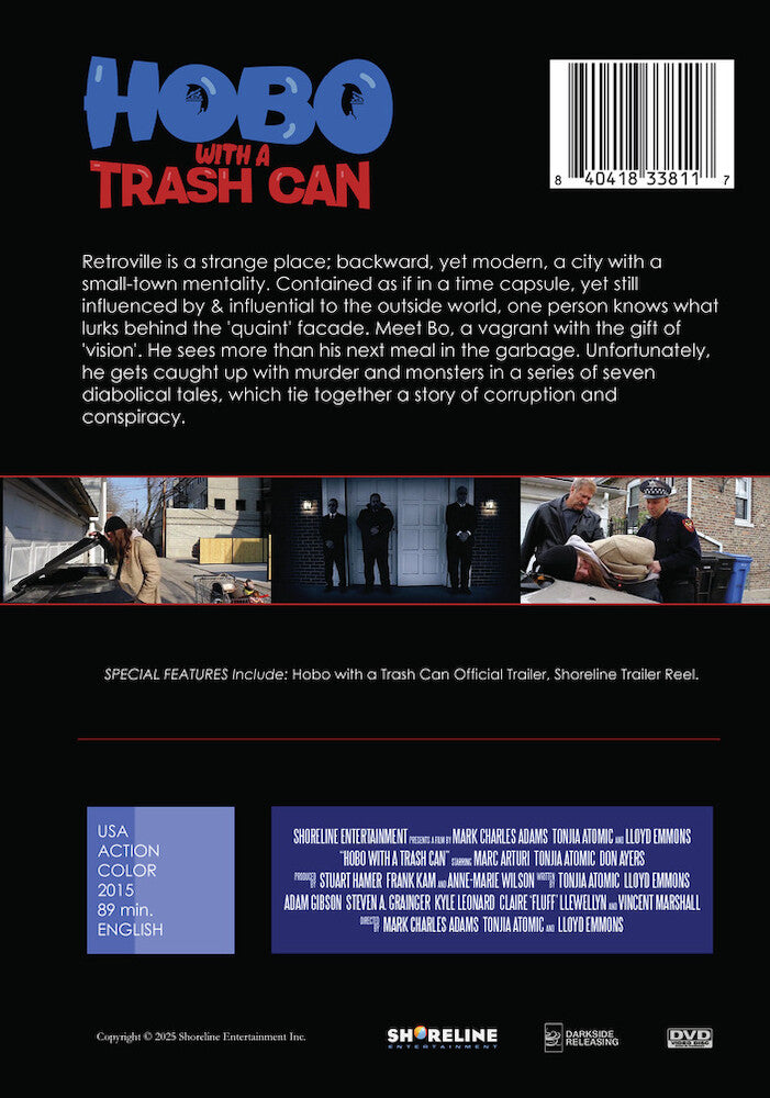 Hobo with a Trash Can - Back Panel - 