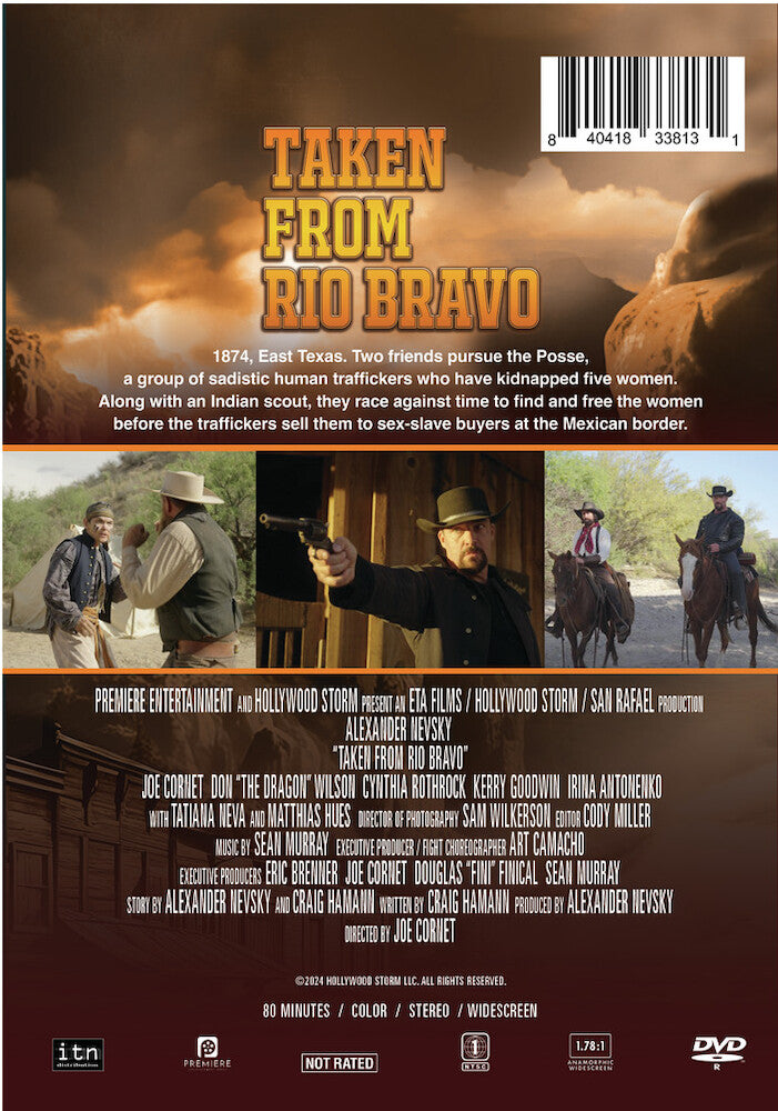 taken from rio bravo - Back Panel - DVD
