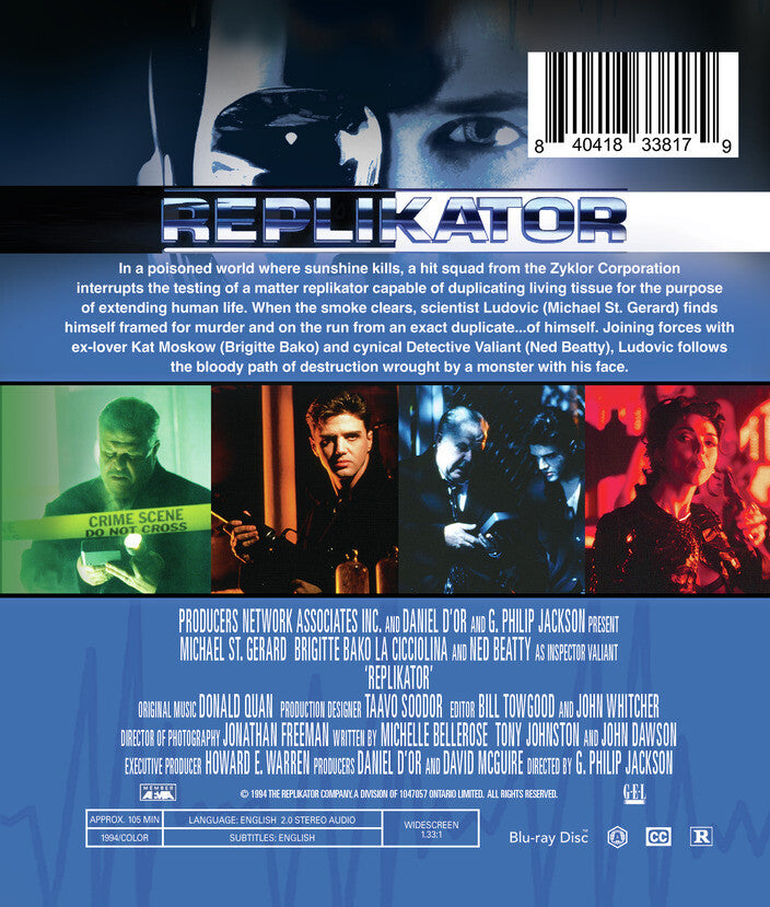 Replikator [Blu-ray] - Back Panel - 